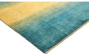 Tappeto Essenzia Geometrico Azzurro Giallo 199x292 Cm