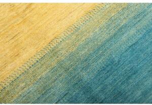 Tappeto Essenzia Geometrico Azzurro Giallo 199x292 Cm