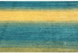 Tappeto Essenzia Geometrico Azzurro Giallo 199x292 Cm