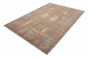 Tappeto Floralia Stilizzato Marrone Taupe Multicolore 169x241 Cm