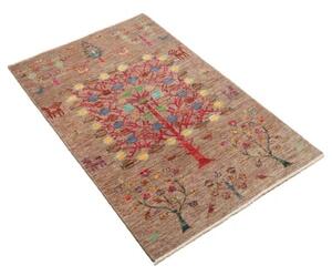 Tappeto Floralia Figurativo Marrone Rosso 78x127 Cm
