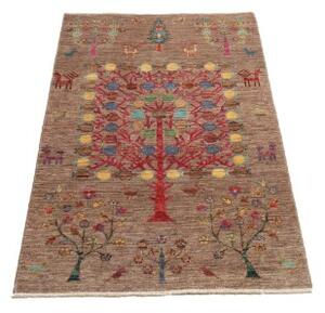 Tappeto Floralia Figurativo Marrone Rosso 78x127 Cm