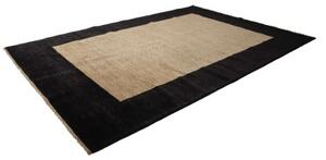 Tappeto Essenzia Geometrico Nero Beige 142x201 Cm