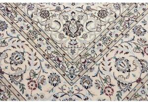 Tappeto Nain 6la Medaglione Floreale Blu Scuro Avorio 214x305 Cm