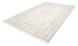 Tappeto Nain 9la Medaglione Floreale Avorio Blu Chiaro 202x293 Cm