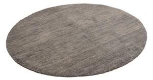 Tappeto Essenzia Tinta Unita Grigio Beige Rotondo 178x177 Cm