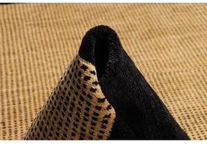 Tappeto Essenzia Geometrico Nero Beige 142x201 Cm
