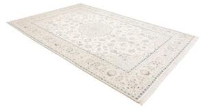 Tappeto Nain 9la Medaglione Floreale Avorio Blu Chiaro 202x293 Cm