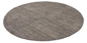 Tappeto Essenzia Tinta Unita Grigio Beige Rotondo 178x177 Cm