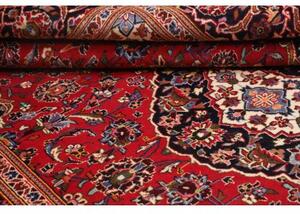 Tappeto Ardakan Medaglione Floreale Rosso Blu Scuro 205x310 Cm