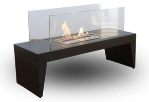 Tecno Air System Camino a Bioetanolo da Terra Capacit 1,5 Litri 2000 Watt 459x800x300 mm colore Nero - RUBY Sassolungo Black