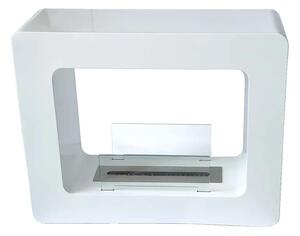 GMR Camino a Bioetanolo da Terra per Interno Capacit 1,7 Litri 60x25x74 cm colore Bianco
