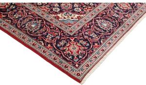 Tappeto Ardakan Medaglione Floreale Rosso Blu Scuro 197x304 Cm
