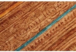 Tappeto Istintia Geometrico Marrone Turchese 144x212 Cm