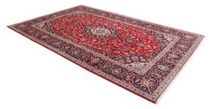 Tappeto Ardakan Medaglione Floreale Rosso Blu Scuro 197x304 Cm