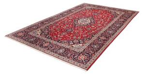 Tappeto Ardakan Medaglione Floreale Rosso Blu Scuro 197x304 Cm