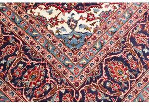 Tappeto Ardakan Medaglione Floreale Rosso Blu Scuro 247x355 Cm