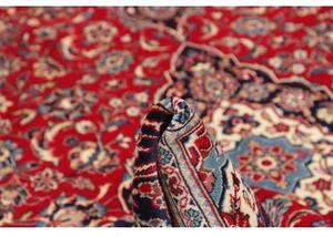 Tappeto Ardakan Medaglione Floreale Rosso Blu Scuro 197x304 Cm