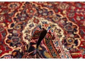 Tappeto Ardakan Medaglione Floreale Rosso Scuro Blu Notte 195x303 Cm