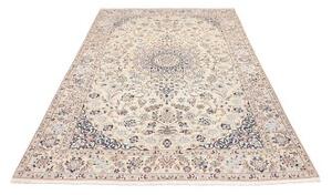 Tappeto Nain 9la Medaglione Floreale Avorio Blu Scuro 154x242 Cm