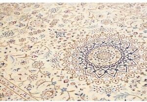 Tappeto Nain 9la Medaglione Floreale Avorio Blu Scuro 154x242 Cm