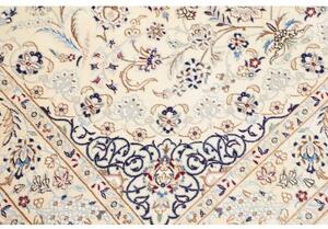 Tappeto Nain 9la Medaglione Floreale Avorio Blu Scuro 154x242 Cm