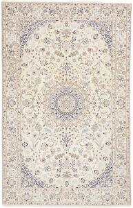 Tappeto Nain 9la Medaglione Floreale Avorio Blu Scuro 154x242 Cm