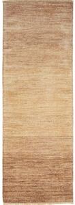Tappeto Essenzia Tinta Unita Beige Marrone Chiaro Corsia 77x201 Cm