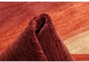 Tappeto Essenzia Geometrico Rosso Scuro Beige 158x203 Cm