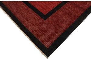 Tappeto Essenzia Geometrico Bordeaux Nero 253x302 Cm