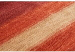 Tappeto Essenzia Geometrico Rosso Scuro Beige 158x203 Cm