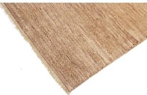 Tappeto Essenzia Tinta Unita Beige Marrone Chiaro Corsia 77x201 Cm