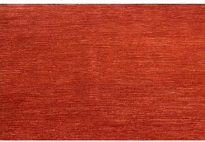 Tappeto Essenzia Tinta Unita Rosso Mattone Arancione Bruciato 152x202 Cm