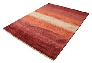 Tappeto Essenzia Geometrico Rosso Scuro Beige 158x203 Cm
