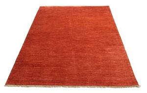 Tappeto Essenzia Tinta Unita Rosso Mattone Arancione Bruciato 152x202 Cm
