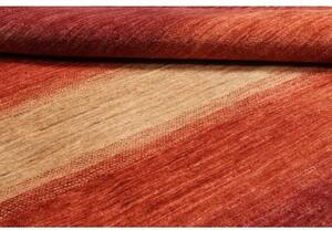 Tappeto Essenzia Geometrico Rosso Scuro Beige 158x203 Cm