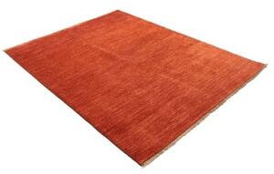 Tappeto Essenzia Tinta Unita Rosso Mattone Arancione Bruciato 152x202 Cm