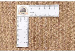 Tappeto Essenzia Tinta Unita Beige Marrone Chiaro Corsia 77x201 Cm