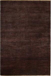 Tappeto Essenzia Tinta Unita Marrone Scuro Nero 201x292 Cm