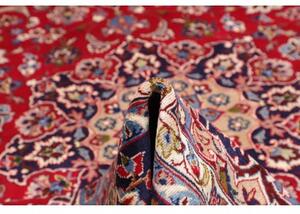 Tappeto Nadjafabad Medaglione Floreale Rosso Blu Scuro 290x401 Cm