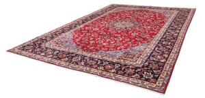 Tappeto Nadjafabad Medaglione Floreale Rosso Blu Scuro 290x401 Cm