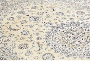Tappeto Nain 9la Medaglione Floreale Avorio Blu 195x290 Cm
