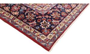 Tappeto Nadjafabad Medaglione Floreale Rosso Blu Scuro 290x401 Cm