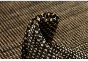 Tappeto Essenzia Geometrico Nero Beige 174x246 Cm