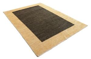 Tappeto Essenzia Geometrico Nero Beige 174x246 Cm