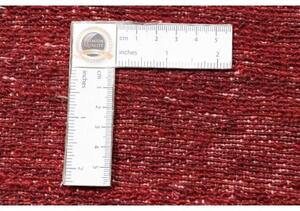 Tappeto Essenzia Geometrico Rosso Scuro Sabbia 171x224 Cm