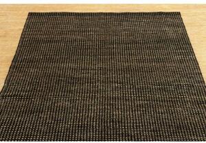 Tappeto Essenzia Geometrico Nero Beige 174x246 Cm