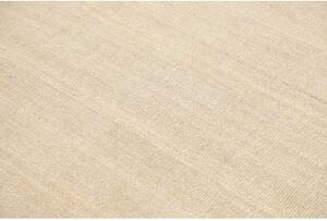 Tappeto Kilim Moderno Tinta Unita Avorio Beige 214x297 Cm