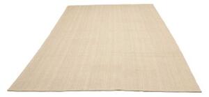 Tappeto Kilim Moderno Tinta Unita Avorio Beige 214x297 Cm