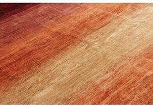 Tappeto Essenzia Geometrico Rosso Scuro Sabbia 171x224 Cm
